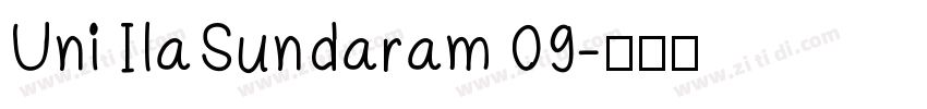 Uni IlaSundaram 09字体转换